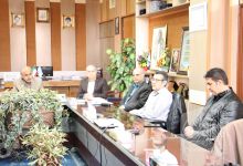 گزارش تصویری دیدار هیات رئیسه با اعضای مدیریت عمرانی